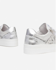 SNEAKERS NEROGIARDINI DONNA ZIP+LACCI WHITE E409930D/707