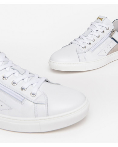 SNEAKERS NEROGIARDINI UOMO HELSINKI BIANCO 0100 COLORADO ACQUA COLORADO NUVOLA TR BARAT E302840U/707