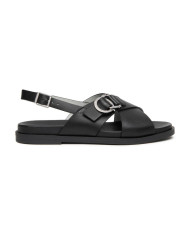 SANDALO NEROGIARDINI DONNA TAMIGI NERO TR TERRALBA E615933D/100