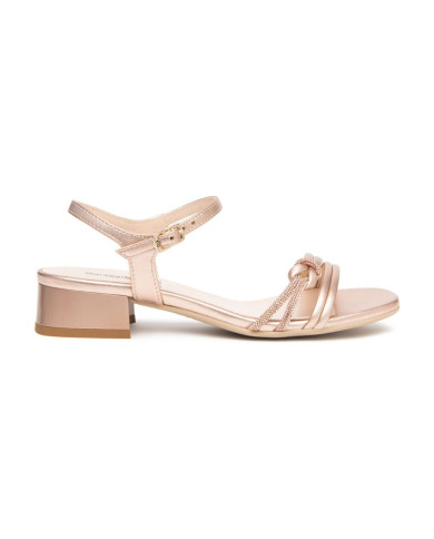 SANDALO CON TACCO NEROGIARDINI DONNA NETTUNO PHARD TPU KUK FEN NATURALE TACCO 2,5CM E615731D/660