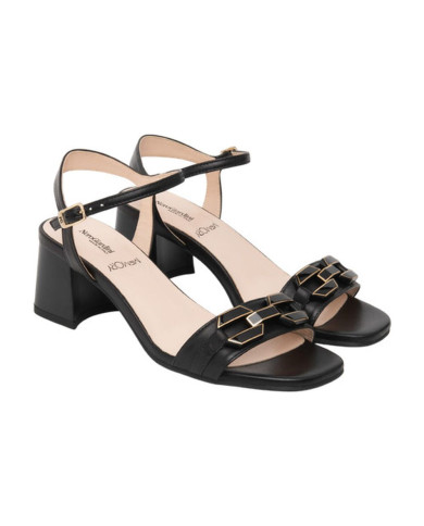 SANDALO CON TACCO NEROGIARDINI DONNA NAPPA PANDORA NERO TPU FEN NERO TACCO 5CM E615722D/100