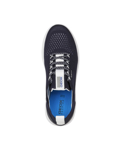 SNEAKERS GEOX DONNA SPHERICA IN TESSUTO BLU NAVY D15NUA 0006K C4002