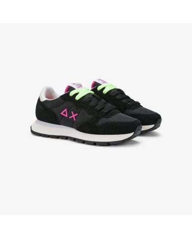 SNEAKERS SUN68 DONNA ALLY SOLID NERO/FUXIA FLUO Z36201 1162