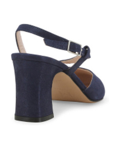 DECOLLETE' MELLUSO DONNA BLU DRILL ABYSS IN CAMOSCIO X517Q ABYSS