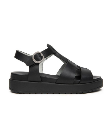 SANDALO NEROGIARDINI DONNA IN PELLE GUANTO NERO TR PAMPLONA 9681/001 E 617050D/100
