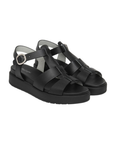 SANDALO NEROGIARDINI DONNA IN PELLE GUANTO NERO TR PAMPLONA 9681/001 E 617050D/100