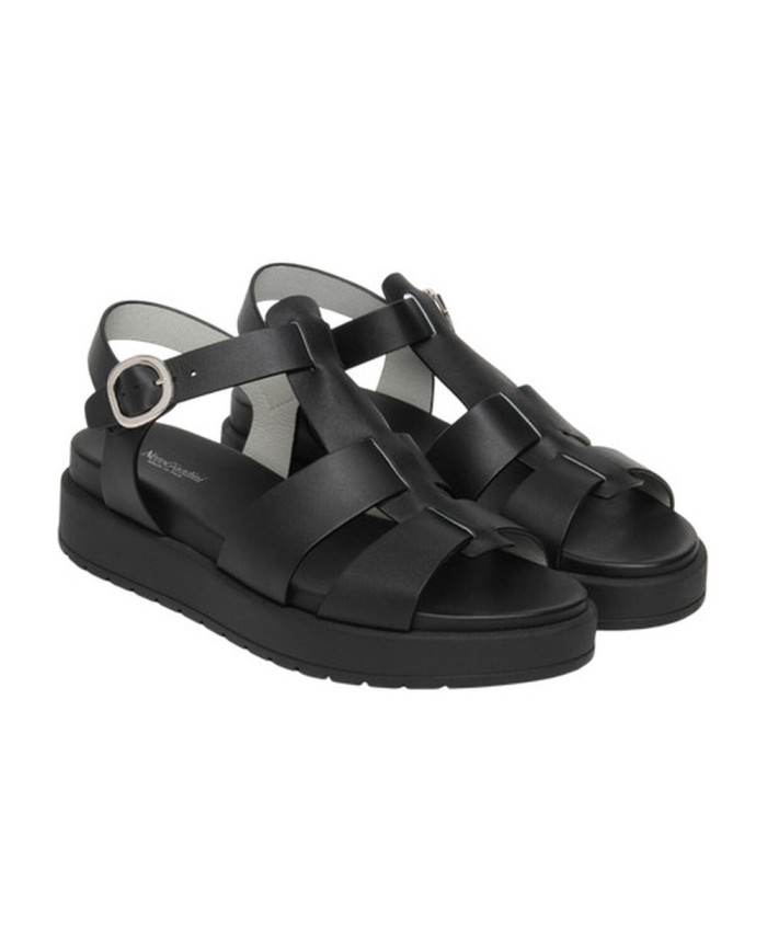 SANDALO NEROGIARDINI DONNA IN PELLE GUANTO NERO TR PAMPLONA 9681/001 E 617050D/100