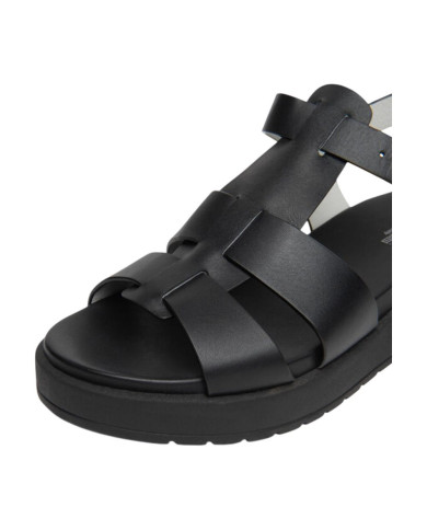 SANDALO NEROGIARDINI DONNA IN PELLE GUANTO NERO TR PAMPLONA 9681/001 E 617050D/100