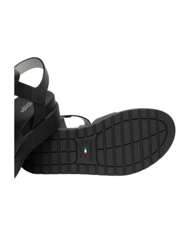 SANDALO NEROGIARDINI DONNA IN PELLE GUANTO NERO TR PAMPLONA 9681/001 E 617050D/100
