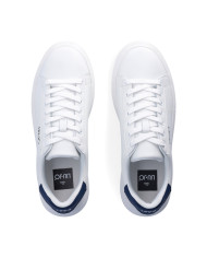 SNEAKERS LIU JO UOMO BIG 01 - SNEAKER LEATHER WHITE/BLUE 7B4027PX474S1018