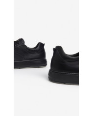 SNEAKERS NEROGIARDINI UOMO IN PELLE OSAKA NERO I303060U/100