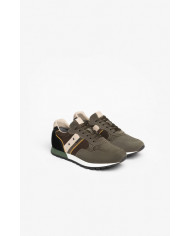 SNEAKERS NEROGIARDINI UOMO CAMOSCIO COLORADO BOSCO TOMAIA DALLAS OLIVA SAUVAGE IVORY I202520U/503