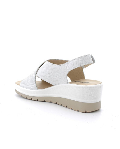 SANDALO CON ZEPPA IGI&CO DONNA BIANCO IRIDESCENTE 5667311