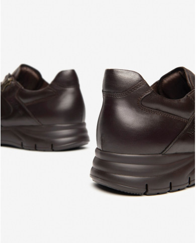 SNEAKERS NEROGIARDINI UOMO PELLE VIENNA T.MORO  EVA ANDALO I402153U/300