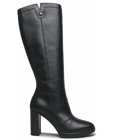 STIVALE CON TACCO NERO GIARDINI DONNA GUANTO NERO I014020D/100