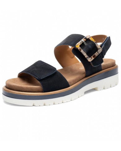 SANDALO ARA SHOES SAMTCHEVRO BLAU MALAGA-S 12-21003-02