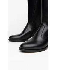 STIVALE CON TACCO NEROGIARDINI DONNA IN PELLE NERO ZIP 117561D/100