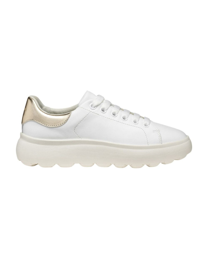 SNEAKERS GEOX DONNA D SPHERICA EC4.1 D - NAP+SI.ME WHITE/LT GOLD D45TCD 085BN C1327