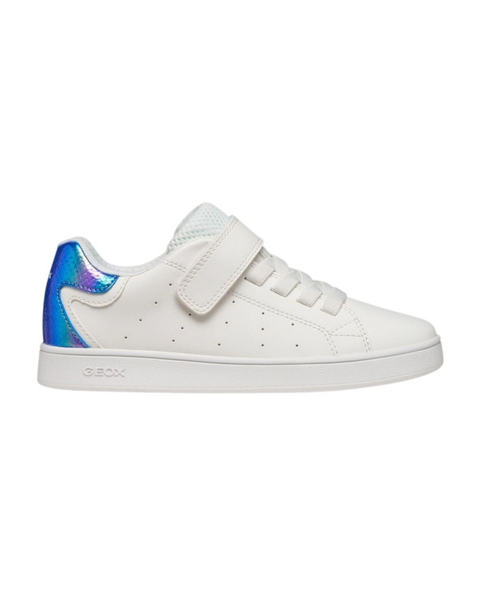 SNEAKERS GEOX BAMBINO JUNIOR  J ECLYPER  WHITE/BLUETTE J36LRA 054PV C1412                    