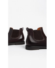 STIVALETTI CHELSEA NEROGIARDINI UOMO IN PELLE CAFFE' I302953UE/301