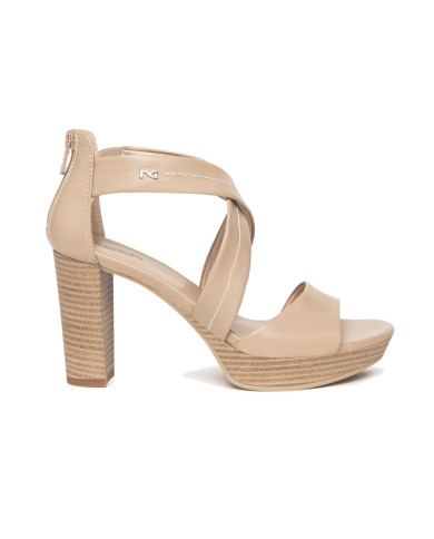 SANDALI NEROGIARDINI DONNA TAMIGI SABBIA TPU LICIA PLATO' E307500D/410