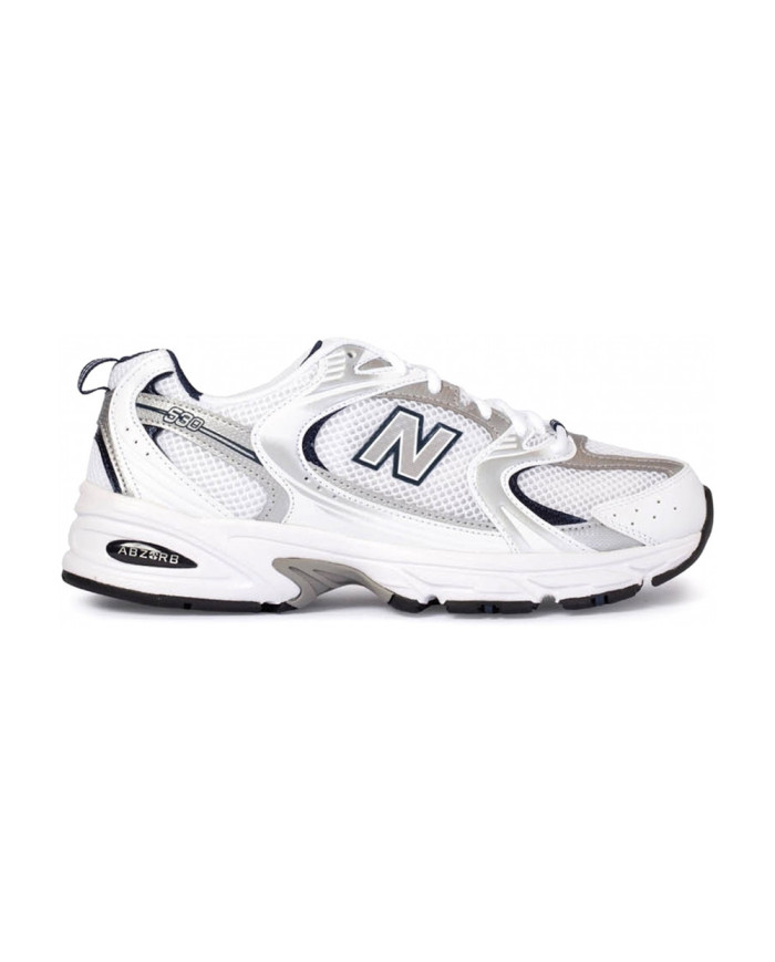 SNEAKERS NEW BALANCE UNISEX LIFESTYLE BIANCO/BLUE NBMR530SG