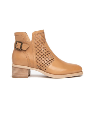 STIVALETTI NEROGIARDINI DONNA COLUMBIA CUOIO COLUMBIA CUOIO TR BRESCIA 894 NATUR E306221D/400