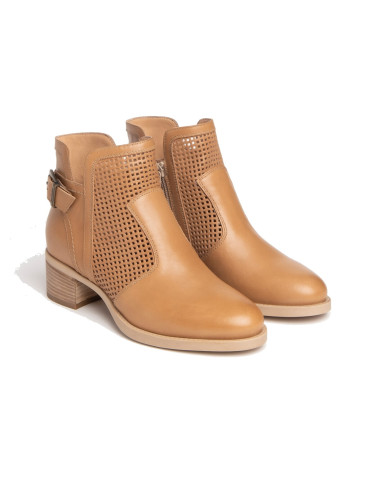 STIVALETTI NEROGIARDINI DONNA COLUMBIA CUOIO COLUMBIA CUOIO TR BRESCIA 894 NATUR E306221D/400