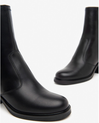 TRONCHETTO NEROGIARDINI DONNA GUANTO NERO TR IMOLA TACCO 6,5CM I411792D/100