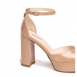 DECOLLETE' NEROGIARDINI DONNA VERNICE NUDO TPU NOZZA NATURALE E307060DE/626