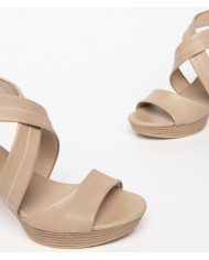 SANDALI NEROGIARDINI DONNA TAMIGI SABBIA TPU LICIA PLATO' E307500D/410