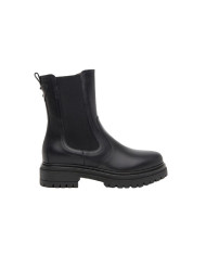 STIVALETTO NEROGIARDINI DONNA CHELSEA IN PELLE GUANTO NERO TR FOLGARIA I411830D/100