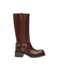 STIVALI CON TACCO NEROGIARDINI DONNA  DELAVATO BEIGE TR ARCOLA  T.MORO I309221D/412