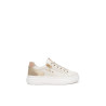 SNEAKERS NEROGIARDINI DONNA VELVET OSSO 0100 ZOUK IVORY VELOUR CAMEL VELOUR PHARD PU.RIO E615285D/713 