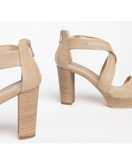 SANDALI NEROGIARDINI DONNA TAMIGI SABBIA TPU LICIA PLATO' E307500D/410