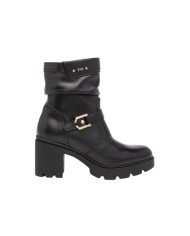 STIVALETTO NEROGIARDINI DONNA IN PELLE SAUVAGE NERO TR CARPEGNA TACCO 7CM I411904D/100