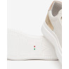 SNEAKERS NEROGIARDINI DONNA VELVET OSSO 0100 ZOUK IVORY VELOUR CAMEL VELOUR PHARD PU.RIO E615285D/713 