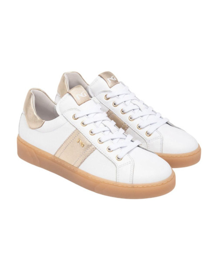 SNEAKERS NEROGIARDINI DONNA CILE BIANCO ETOILE MIELE TR MALAGA E513006D/707