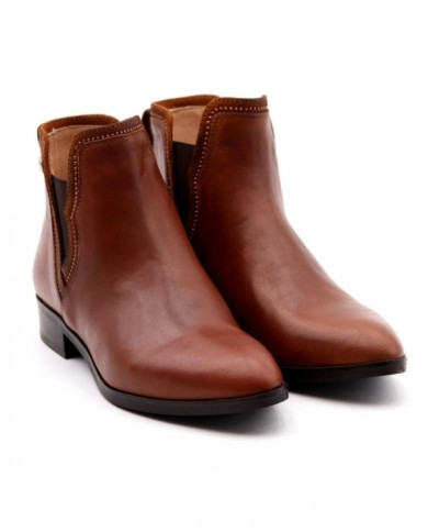 STIVALETTO NEROGIARDINI DONNA TACCO PREMIUM CUOIO VELOUR TABACCO I013061D/400