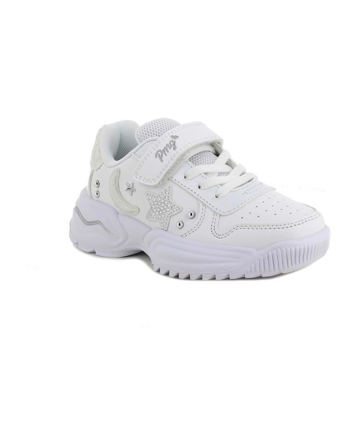 SNEAKERS PRIMIGI BAMBINA NAPPA PU  BIANCO 1467000      