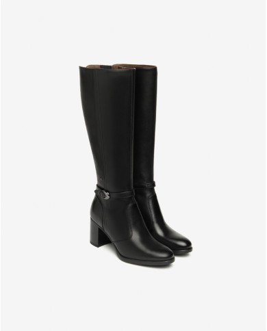 STIVALI NEROGIARDINI DONNA GUANTO NERO TR CAPUA NERO TACCO 7 CM I514650D/100