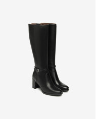 STIVALI NEROGIARDINI DONNA GUANTO NERO TR CAPUA NERO TACCO 7 CM I514650D/100