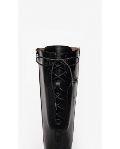 STIVALI CON TACCO NEROGIARDINI DONNA IN PELLE NERO TACCO 7 CM I205711D/100