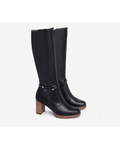 STIVALI CON TACCO NEROGIARDINI DONNA IN PELLE NERO TACCO 7,5CM I308880D/100