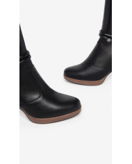 STIVALI CON TACCO NEROGIARDINI DONNA IN PELLE NERO TACCO 7,5CM I308880D/100
