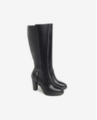 STIVALI NEROGIARDINI DONNA IN PELLE GUANTO NERO PU.ALTILIA TACCO 9,5CM I411730D/100