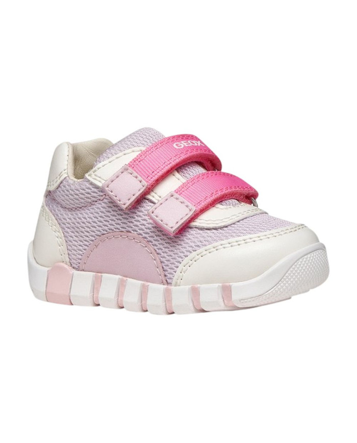 SNEAKERS GEOX PRIMI PASSI BAMBINABABY B IUPIDOO G. A - MESH+GEOBUCK 