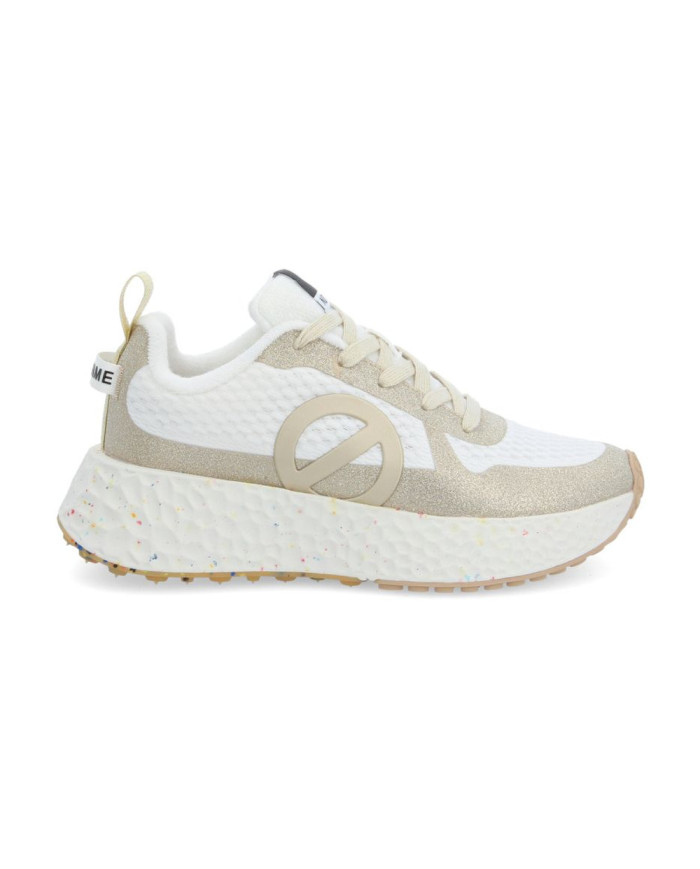 SNEAKERS NO NAME DONNA CARTER FLY PROTECT W WHITE/LIGHT GOLD RNVG GM04 DO