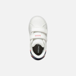 SNEAKERS GEOX PRIMI PASSI BAMBINO B ECLYPER A - VIT.SINT.  WHITE/MULTICOLOR BABY WHITE/MULTICOLOR B365LA 000BC C0653