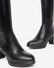 STIVALI NEROGIARDINI DONNA IN PELLE GUANTO NERO PU.LESINA TACCO 7CM I411720D/100